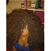 Coiffure Crochet braid avec meches futura queen