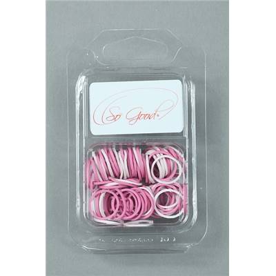 Sachet elastiques ROSES ET BLANCHES