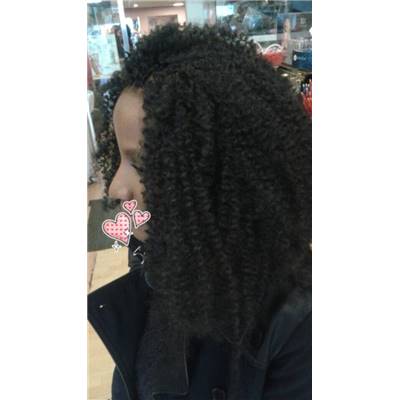 Coiffure crochet braids - Crochet braid avec mèches by Bama Fashion Shop